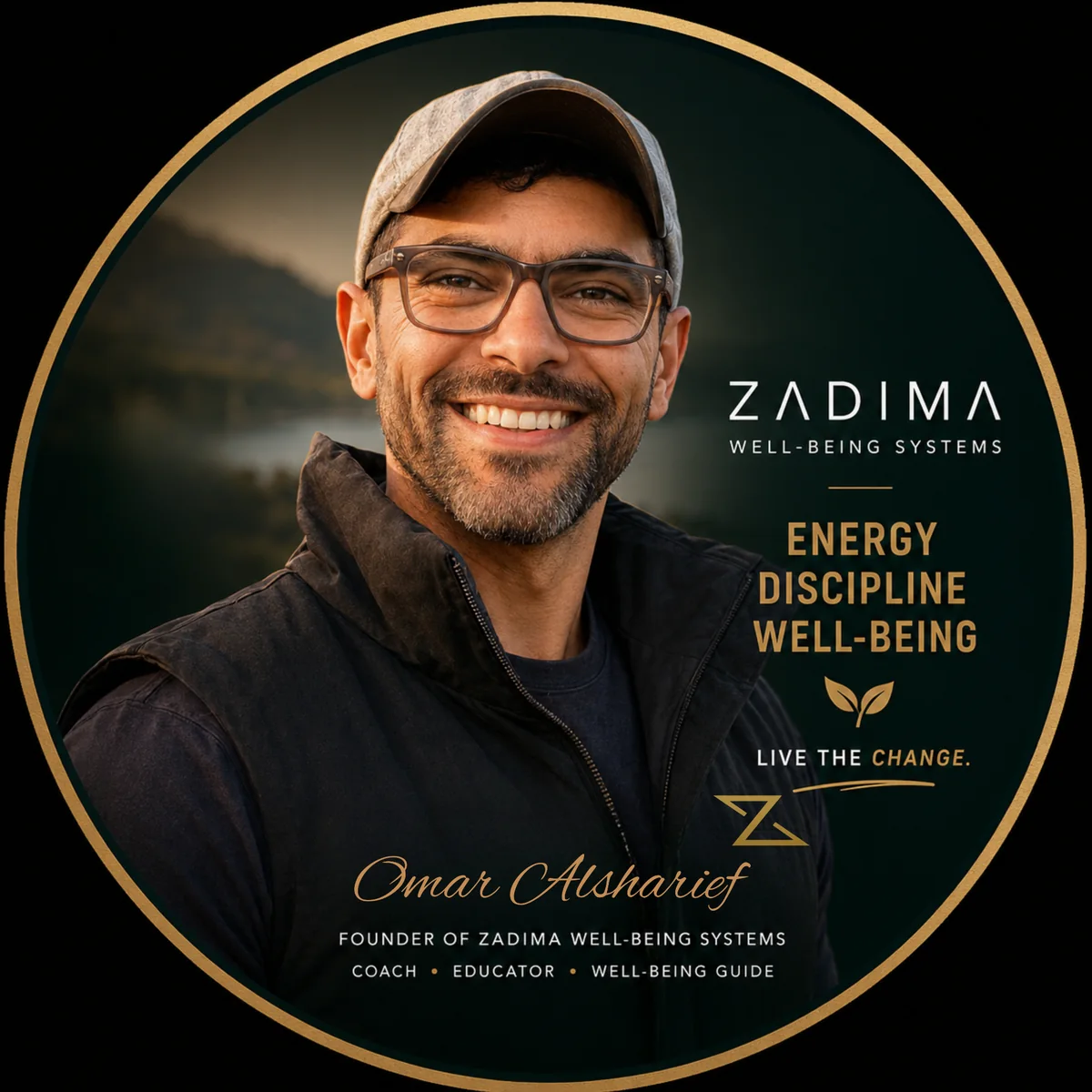 Omar Alsharief, founder of ZADIMA Well-Being Systems